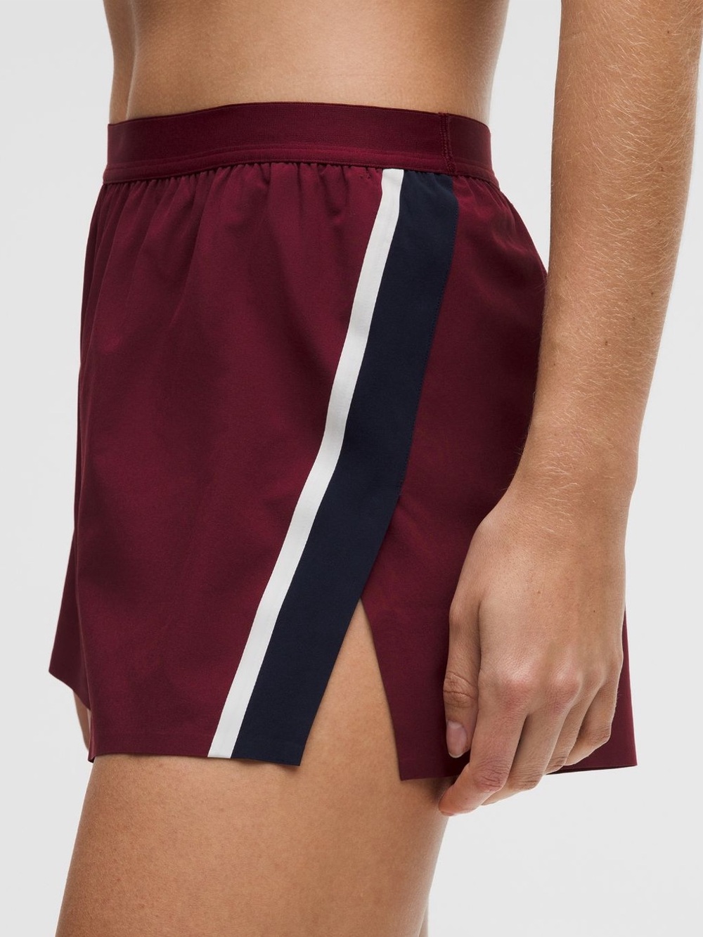 Like New Lululemon High-Rise Split Short 3" Stripe. Size M